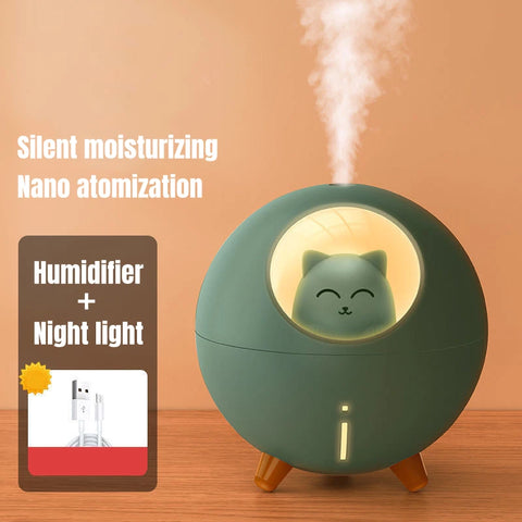 Backlit Cat Air Humidifier and Night light