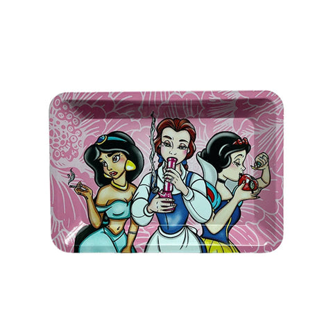 Cartoon Princess Metal Rolling Tray