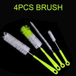 4pcs Long Handle Cleaning Brush Set