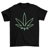 Neon Green Pot Leaf T-shirt