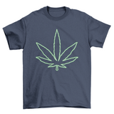 Neon Green Pot Leaf T-shirt