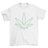 Neon Green Pot Leaf T-shirt